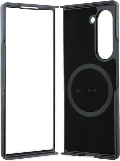 Image du produit Mercedes MEHMZFD623RBGVK Z Fold6 F956 czarny/black Leather Wood Imitation MagSafe (Samsung Galaxy Z Fold6)
