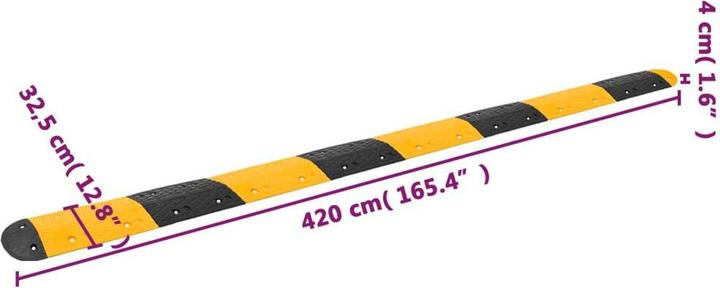 Produktbild vidaXL Bodenschwelle