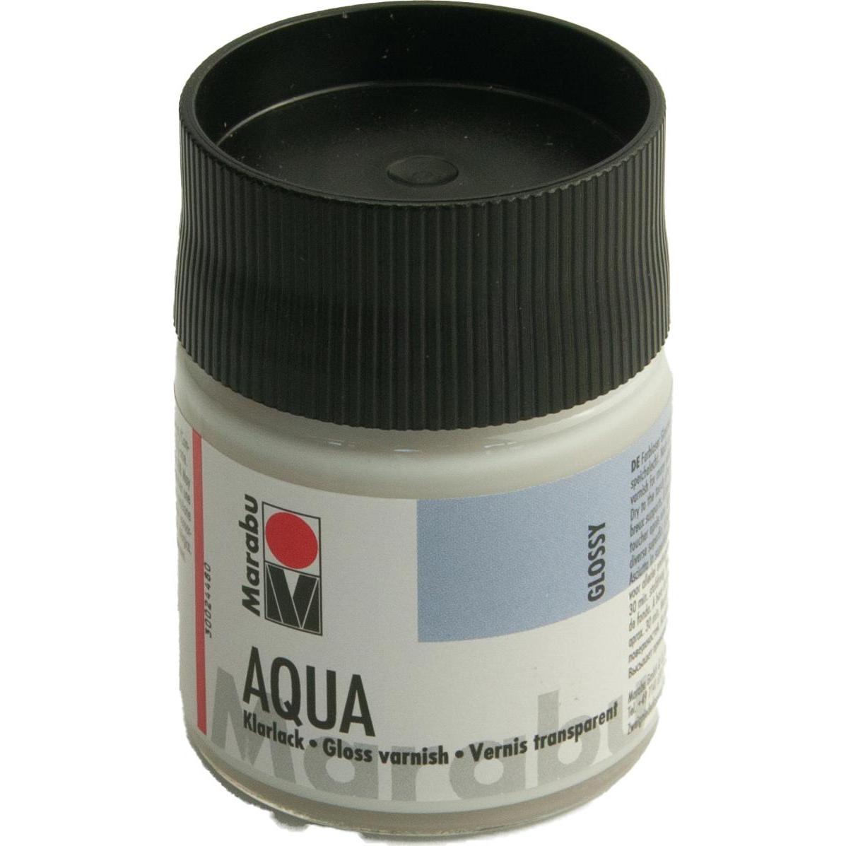 Thumbnail - Marabu, Künstlerfarbe + Bastelfarbe, Klarlack auf Wasserbasis 50 ml transparent (Aqua-Farbe, 50 ml)