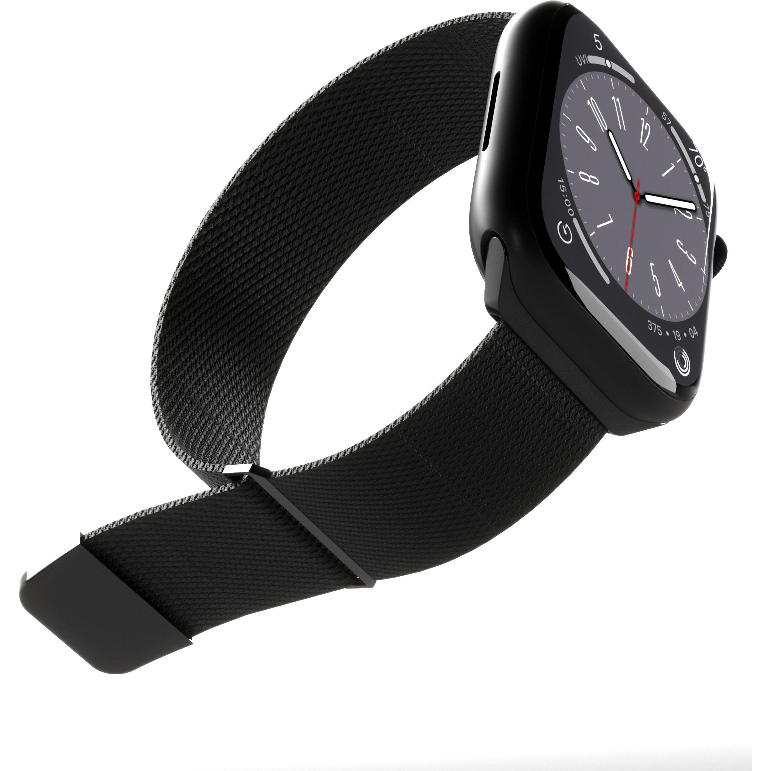 Thumbnail - Puro Milanese Magnetic Band - Pasek ze stali nierdzewnej do Apple Watch 42/44/45/49 mm (czarny) (42 mm, 44 mm, 45 mm, 49...