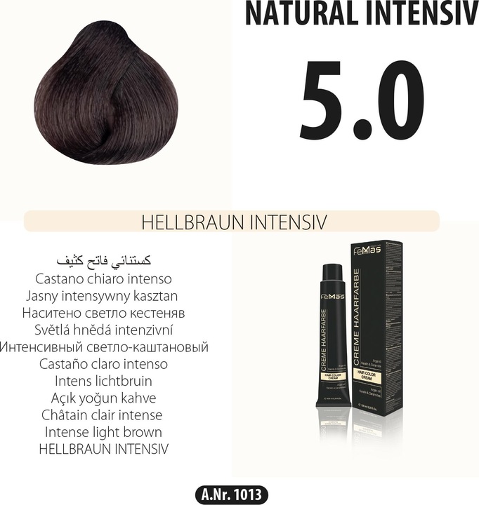 Immagine prodotto FemMas (6) Colore per capelli biondo scuro 100ml (Uomo dai capelli biondi)