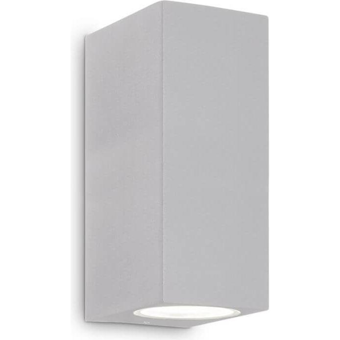 Ideal lux, Gartenbeleuchtung, UP Wandleuchte G9 2-fach dimmbar Grau IP44 326993 (G9, IP44)
