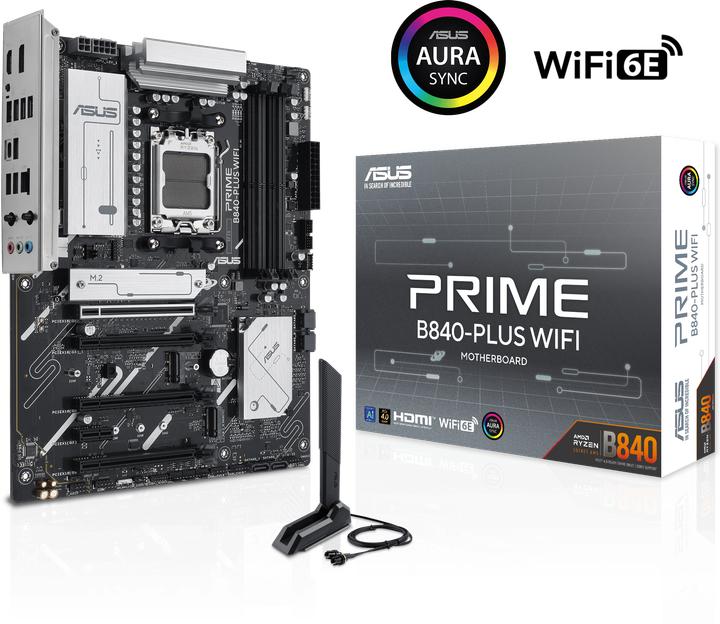 Productafbeelding ASUS PRIME B840-PLUS WIFI (AM5, AMD B840, ATX)