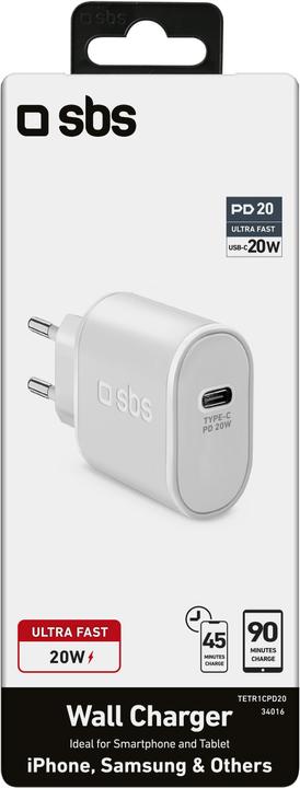 Image du produit SBS Chargeur Power Delivery 20 W (20 W)