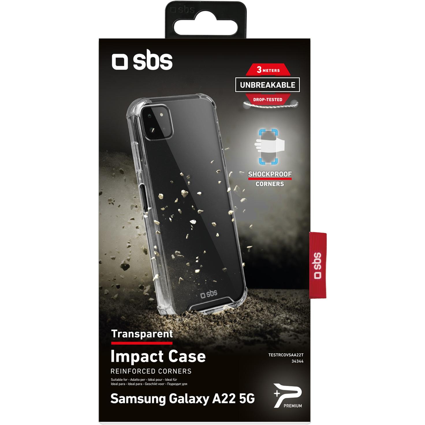 Thumbnail - SBS Impact Cover für Samsung Galaxy A22 5G (Samsung Galaxy A22 5G), Smartphone Hülle, Transparent