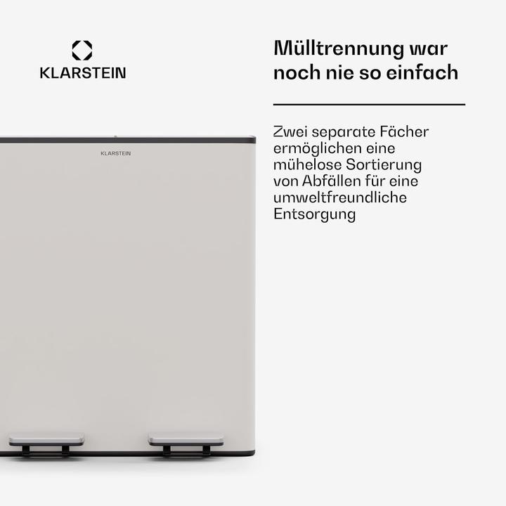 Image du produit Klarstein EcoVista Mülleimer (43 l)