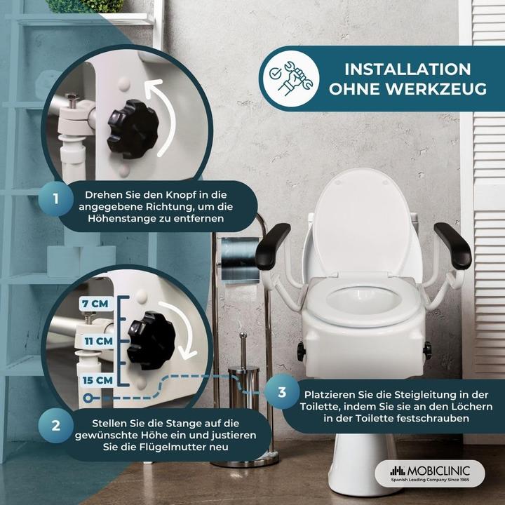 Produktbild Mobiclinic Toilettensitzerhöhung