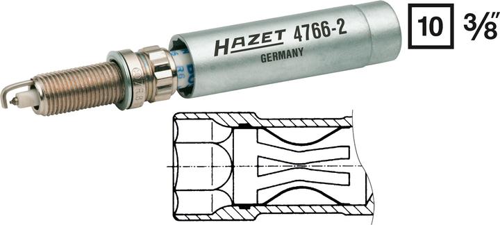 Actual product image HAZET Spark plug spanner 4766-2