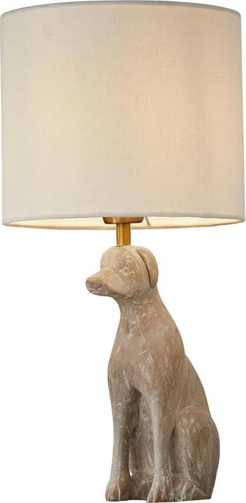 Image du produit Loberon Tischlampe Calvix braun/creme (E14)