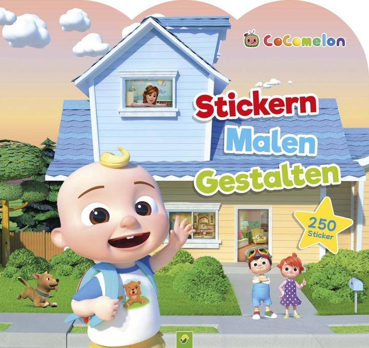 Produktbild CoComelon - Stickern, Malen, Gestalten: Mit 250 Stickern. Für Kinder ab 3 Jahren