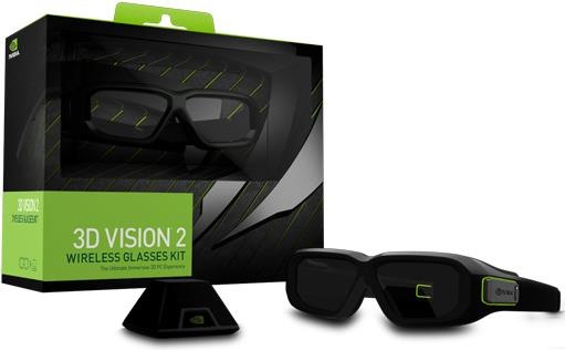 NVIDIA GeForce 3D Vision 2 Kit, Brille + USB-Controller