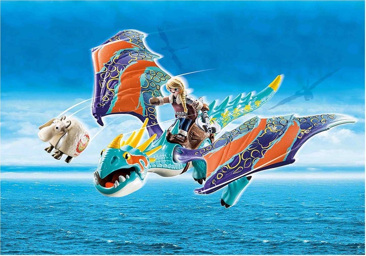Actual product image Playmobil Dragon Racing: Astrid and Sturmpfeil (70728, Playmobil Dragons)