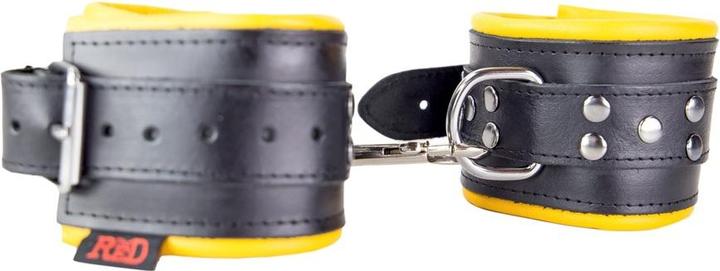 Actual product image The Red Leather ankle cuffs