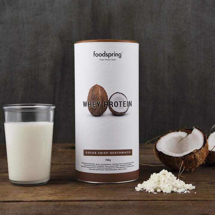 Actual product image Foodspring whey protein (Coconut, 1 pcs., 750 g)