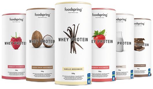 Image du produit Foodspring Protéine de lactosérum (Vanille, 1 pcs, 750 g)