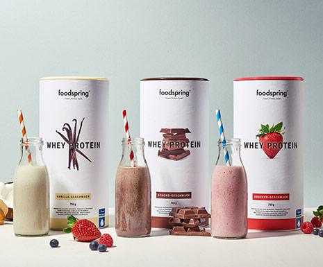 Produktbild Foodspring Whey Protein (Erdbeere, 1 Stk., 750 g)