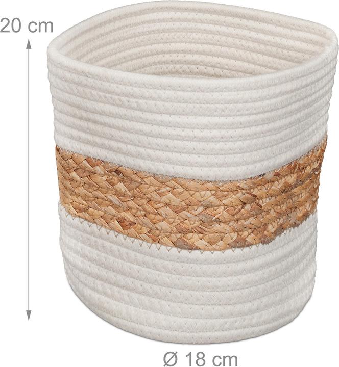 Image du produit Relaxdays Panier de rangement (1 x, 20 x 18 cm)