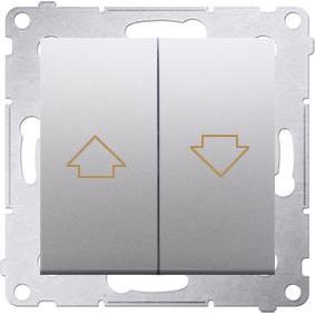 Kontakt DZP1W.01/43, Taster + Schalter, Silber