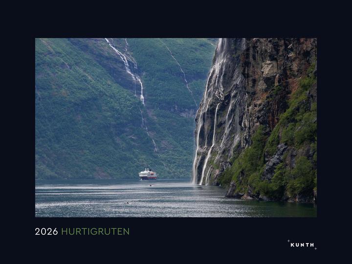 Hurtigruten - Wandkalender 2026 (60 x 45 cm, Harter Einband, Deutsch)