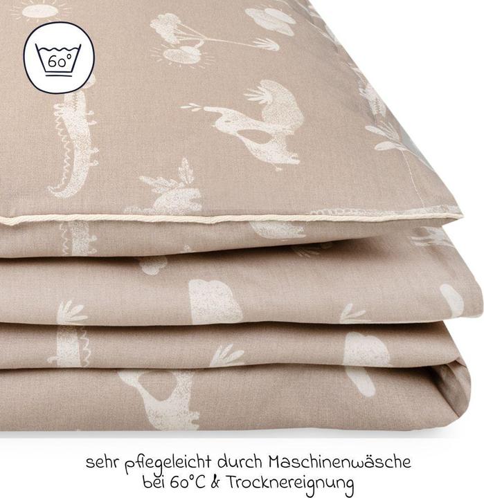 Immagine prodotto Julius Zöllner Biancheria da letto per bambini Organic Jungle Dream 100 x 135 + 40 x 60 cm