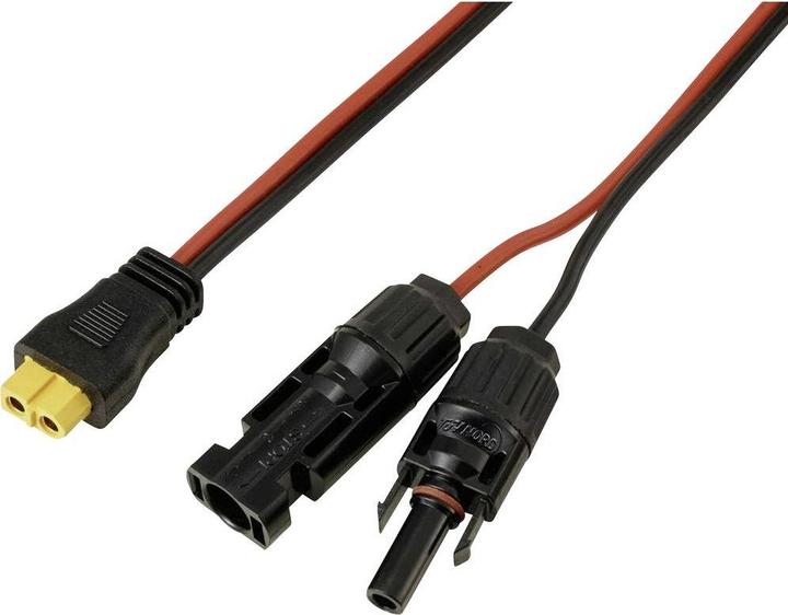 Tru Components PV-Solarstecker auf XT60-Kabel 1,5 M TC-13619276 Schwarz, Rot In (Solarstecker)