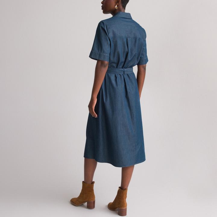 Produktbild Anne Weyburn Ausgestelltes Midi-Kleid aus Denim (48)