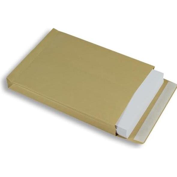 Thumbnail - Blanke, Versandtasche + Luftpolstertasche, Faltentaschen 250x353x40mm B4 130g/qm haftklebend VE=250 St. braun (1 x)