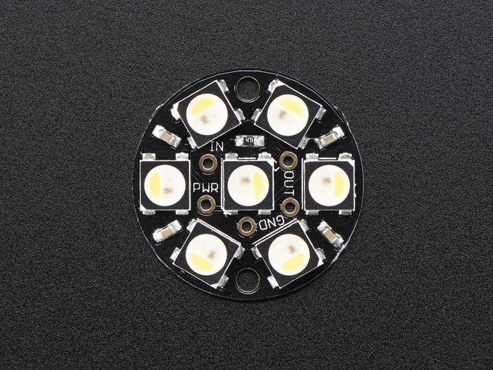 Actual product image Adafruit NeoPixel Jewel Warm White 3000K