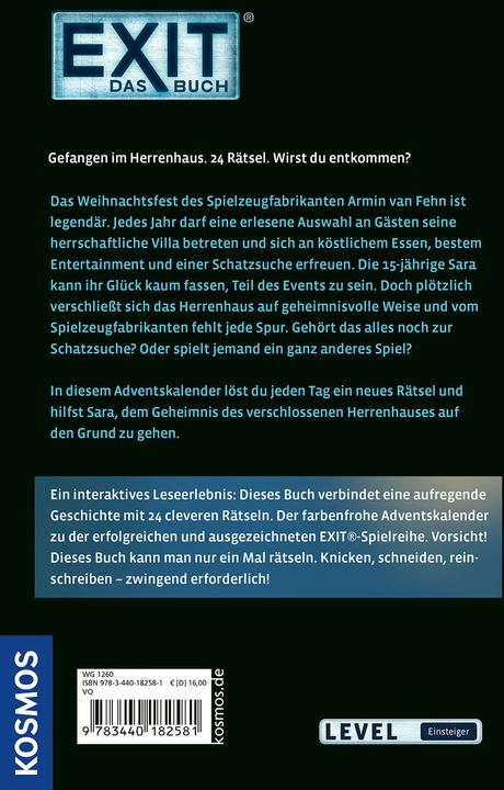 Actual product image Kosmos EXIT® - Das Buch: Der Adventskalender