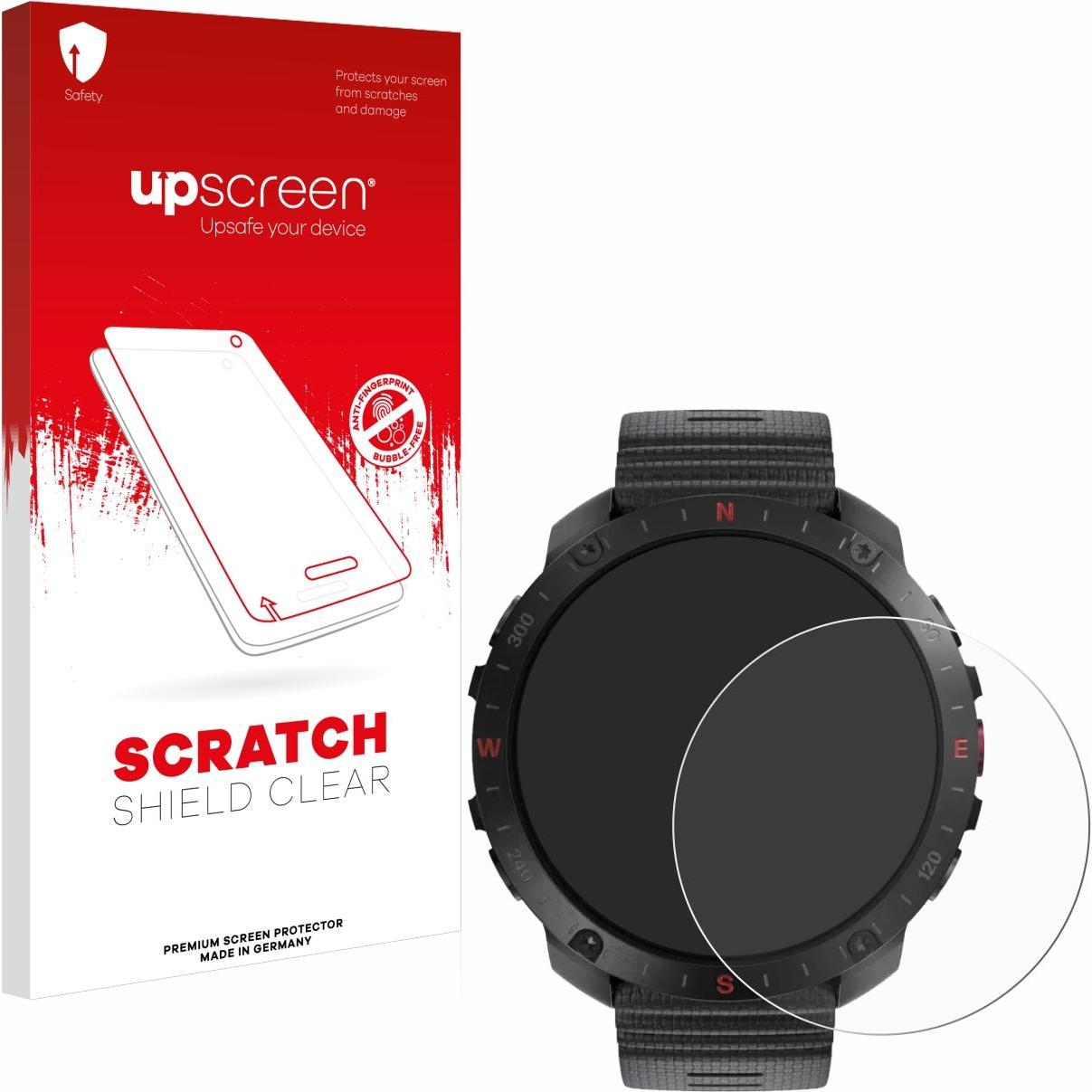 upscreen Scratch Shield Displayschutz, Smartwatch Schutzfolie, Transparent