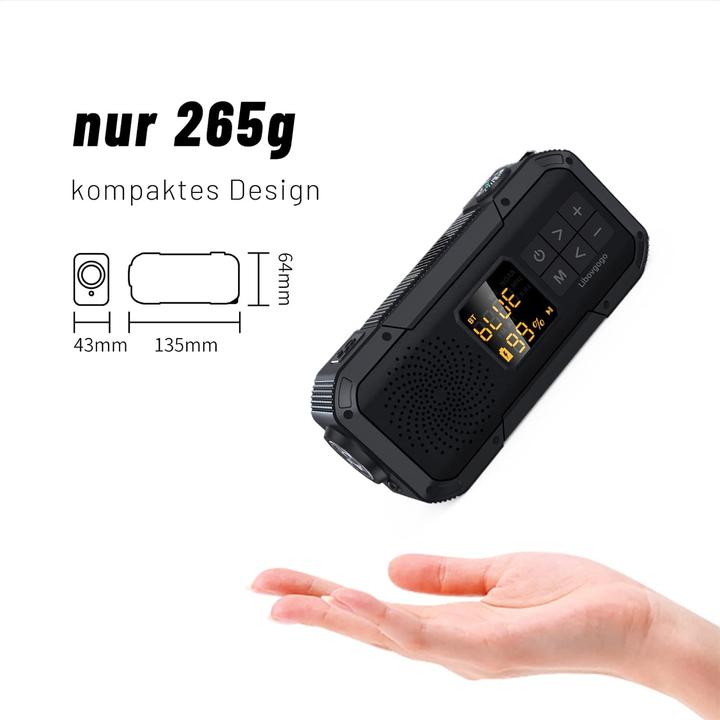 Produktbild Libovgogo Notfallradio DF-589 (AM, FM, Radio Frequency (RF), Bluetooth)