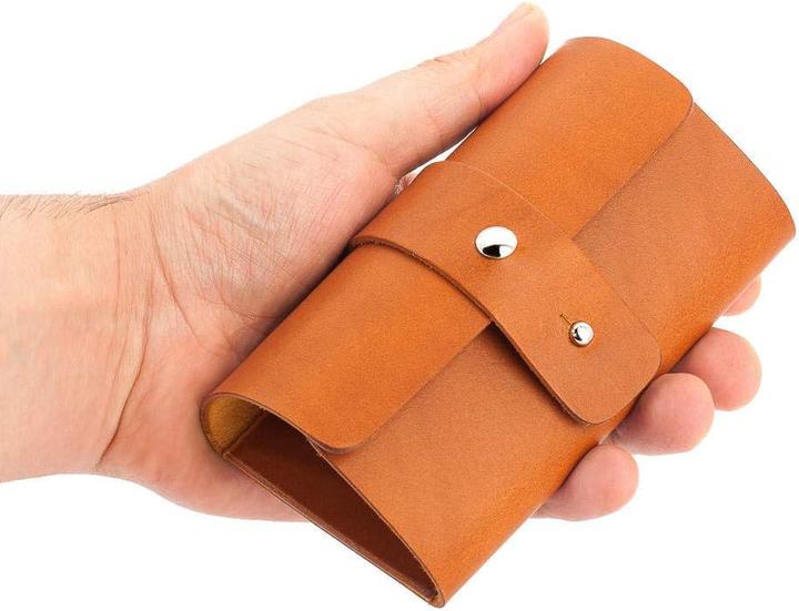 Actual product image Mühle Travel case made of vegetable-tanned cowhide, 135 x 80 x 40 mm, with embossing