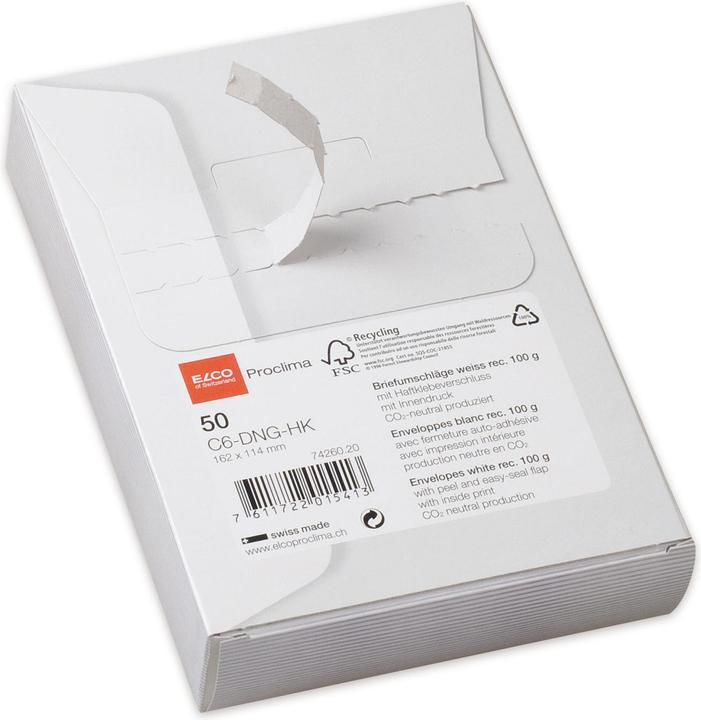 Immagine prodotto Elco Proclima della busta (C6, 50x)