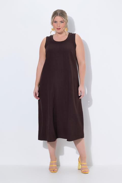 Image du produit Miamoda Robe en lin mélangé, coupe évasée (54)