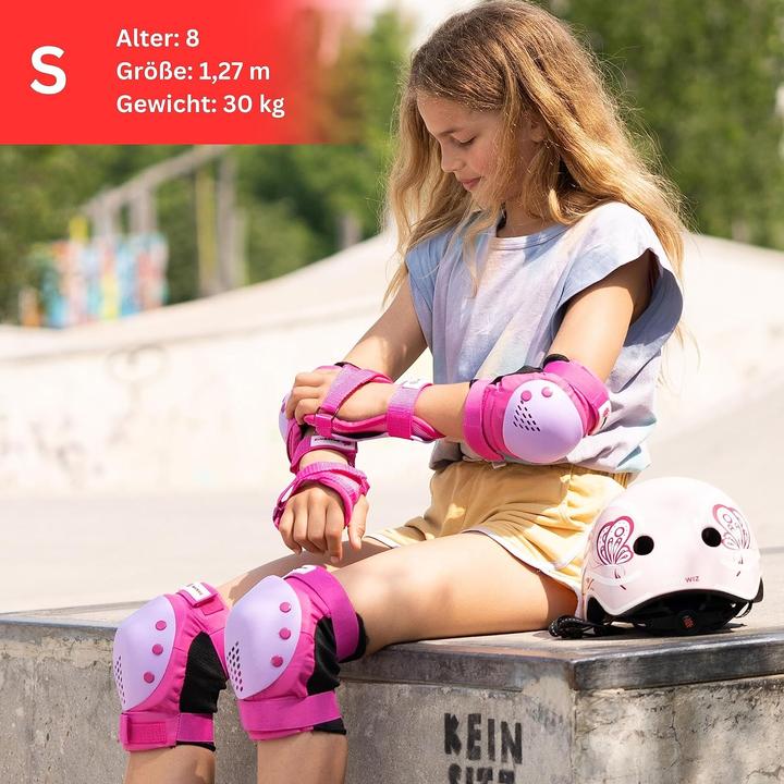 Image du produit Skatewiz 6-teiliges Skate Protektoren-Set (S, Protège-poignets, Genouillère, Coudes, 6 pièces)