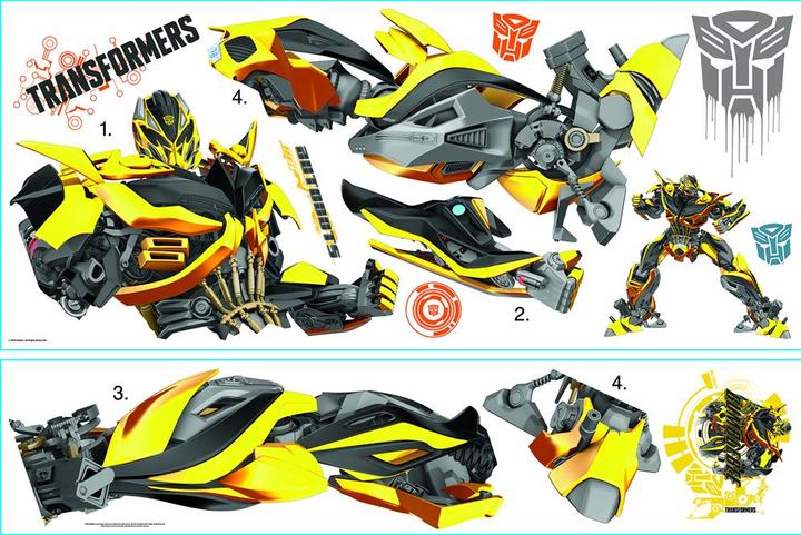 Immagine prodotto Roommates Transformers: Age Of Extinction Bumblebee Peel And Stick Giant Wall Decals