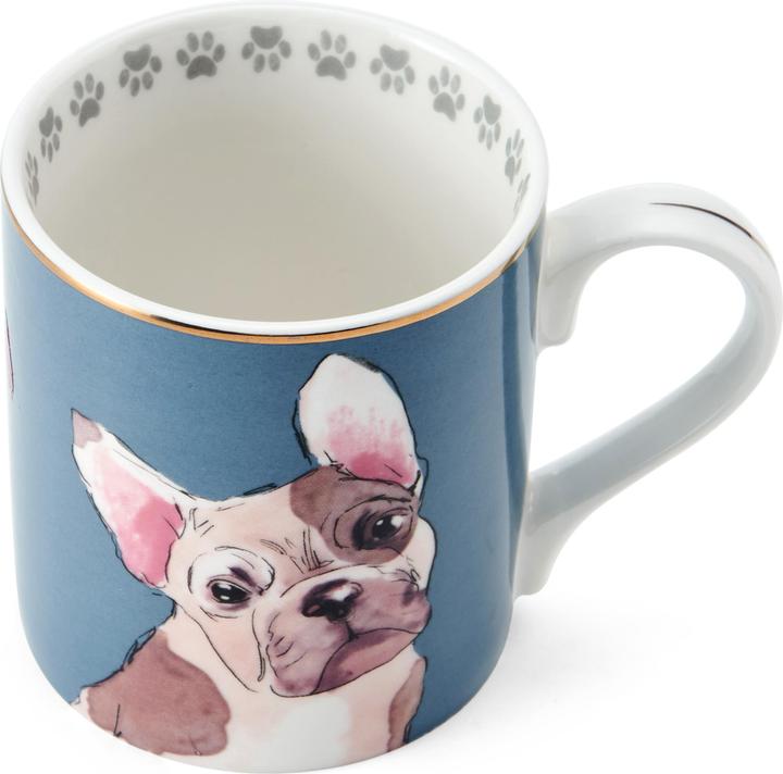 Mikasa French Bull Dog Straight-Sided Porcelain Mug, 280ml (280 ml)