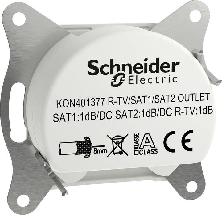 Image du produit Schneider Electric Prise terminale TV-SAT-SAT Asfora Blanc (RAL 9003) EPH3670121D