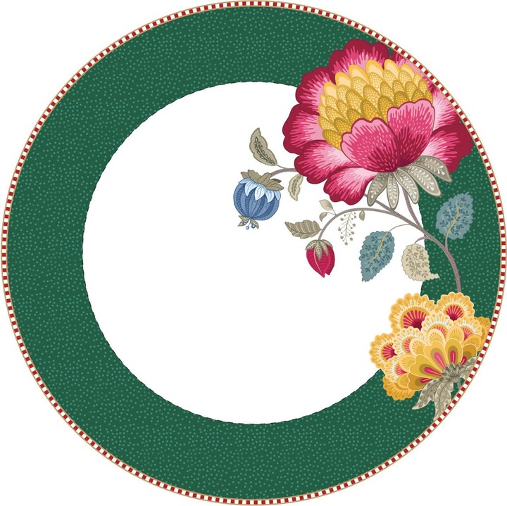 Image du produit PIP Studio Fantasy Green Set d'assiettes 12pcs (1 x)