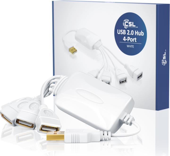 Produktbild CSL 4 Port USB 2.0 Verteiler Kabel (4 Ports)