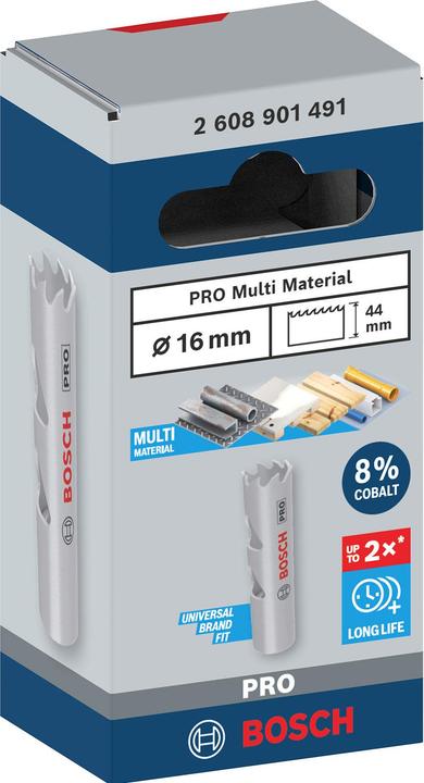 Productafbeelding Bosch Professional Zubehör PRO Multimateriaal gatenzaag, 16 mm, met schroefdraad (16 mm)