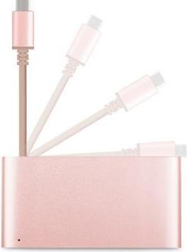 Immagine prodotto Moshi Adattatore multiporta USB-C oro rosa (USB-C, 3 Porti)