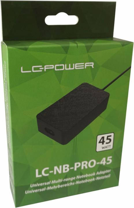 Produktbild LC-Power Notebook Netzteil LC-NB-PRO-45 45W 15-24V retail (45 W)