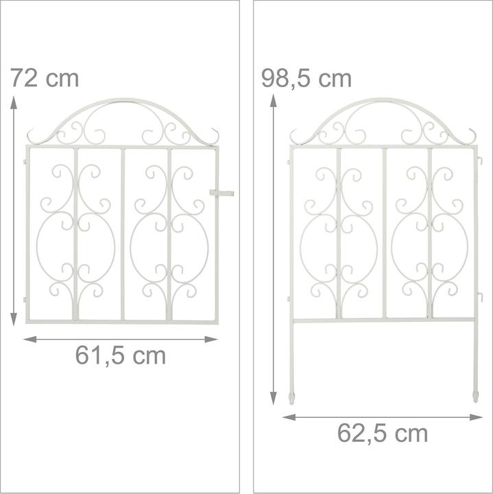 Actual product image Relaxdays Garden gate