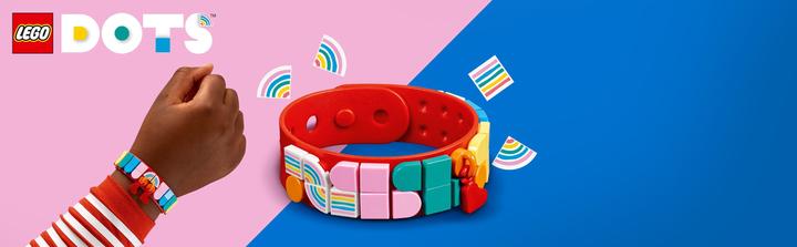 Actual product image LEGO Rainbow Bracelet with Pendants (41953, LEGO Dots)