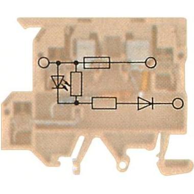 Weidmüller, Zubehör Elektroinstallation, Sicherungs-Reihenklemme 0,5-4qmm G- 8146450000