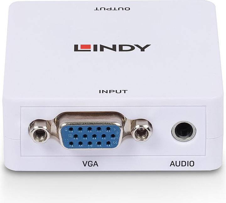 Produktbild Lindy VGA + Audio an HDMI Konverter Maximale Aufloesung 1080p keine Skalierung (Extender)