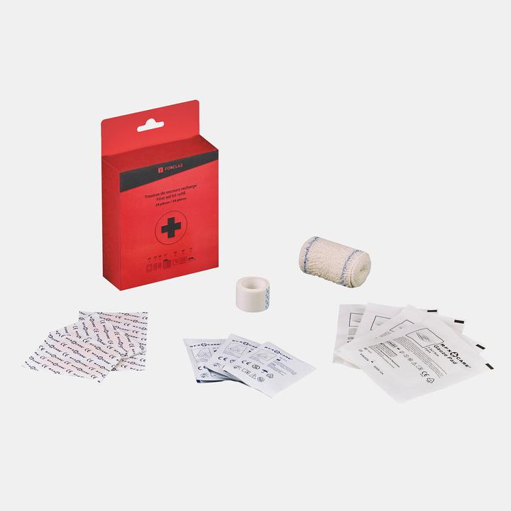 Actual product image Forclaz First aid kit refill set 24 pieces