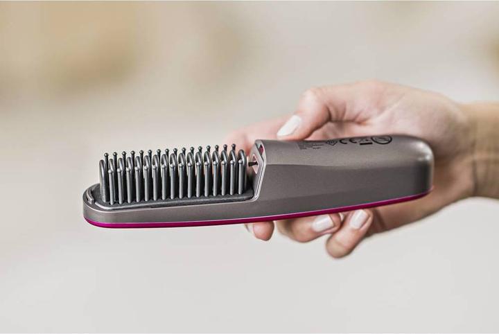 Actual product image Prinz Straightening brush battery hair straightening brush PZ A1