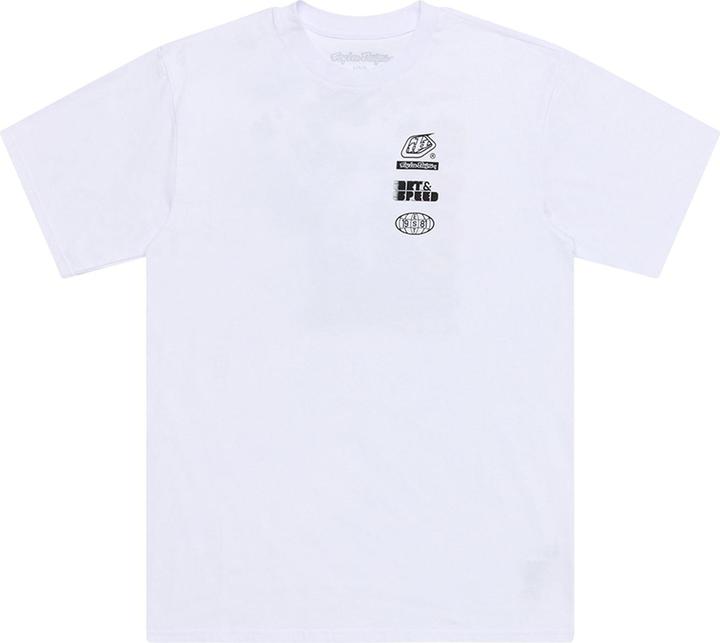 Actual product image Troy Lee Designs T-Shirt, Overload, white, L (L)